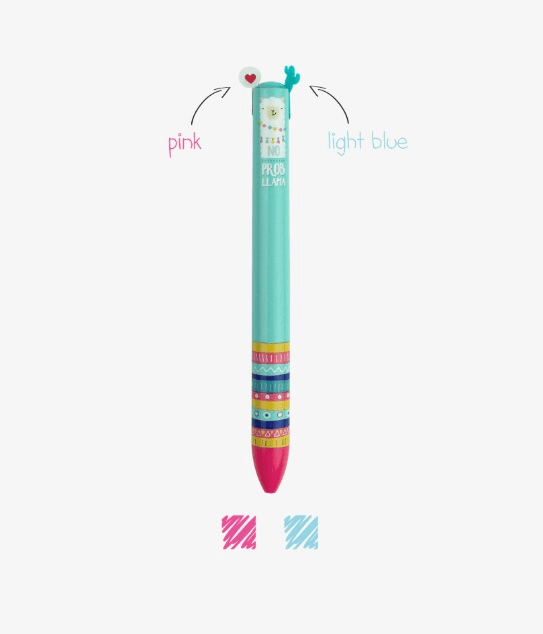 Click &amp; Clack Cute Two Colour Pen - Penny Black