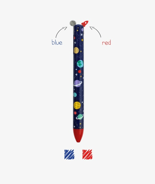 Click &amp; Clack Cute Two Colour Pen - Penny Black
