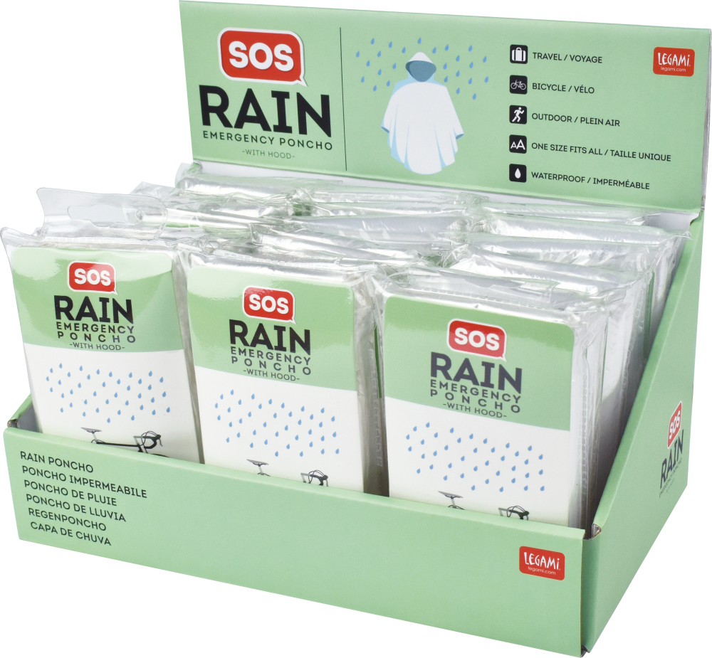 SOS Emergency Rain Poncho