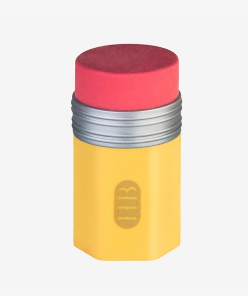 Two In One Eraser &amp; Sharpener Set - Penny Black