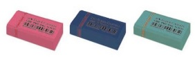 Colourful Eraser - Penny Black