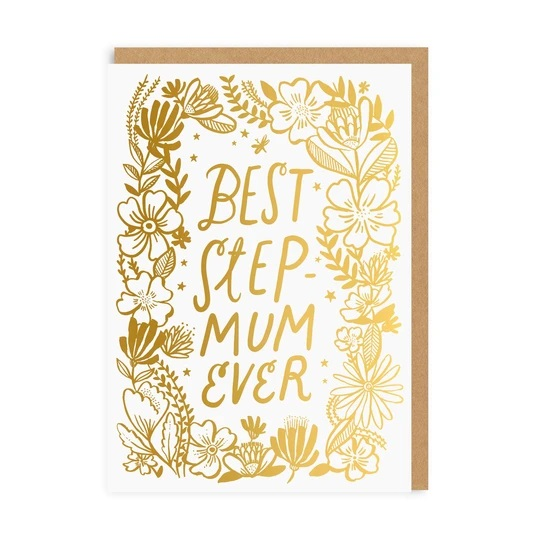 Best Step Mum Ever Card - Penny Black