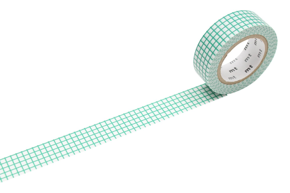 MT Hougan Emerald Washi Tape - Penny Black