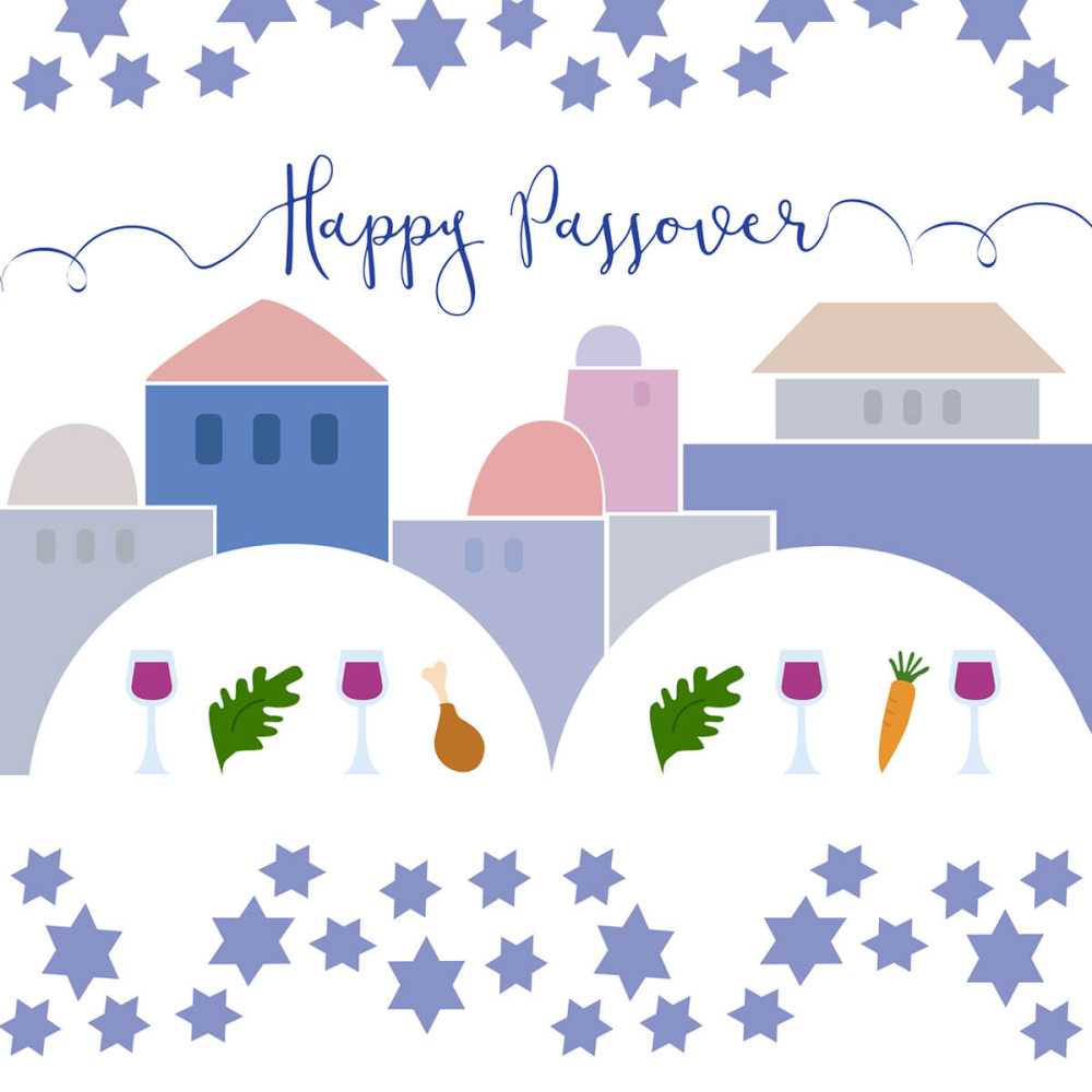 Happy Passover Greeting Card