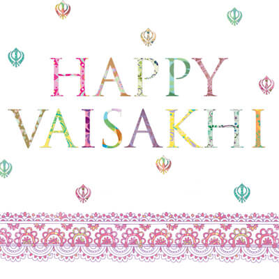 Happy Vaisakhi Greeting Card