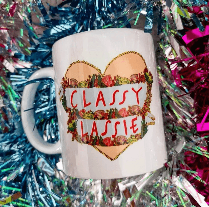 Classy Lassie Mug - Penny Black