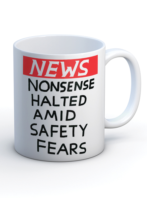 Nonsense Halted Amid Safety Fears David Shrigley Mug