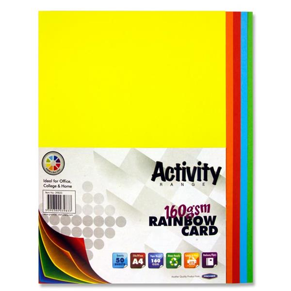 A4 Card 50 Sheets - Penny Black