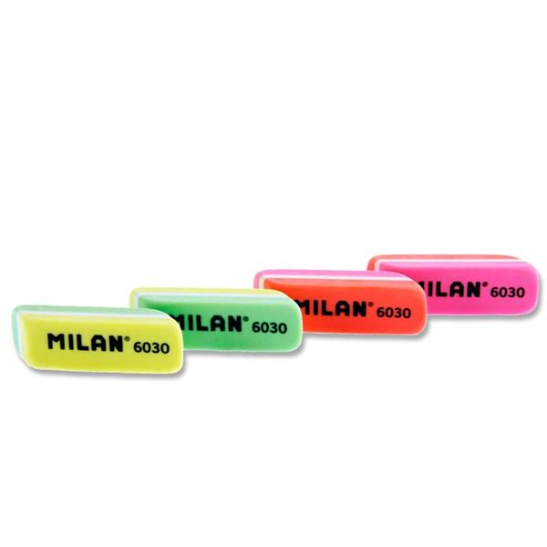 MILAN 6030 Neon Eraser - Penny Black
