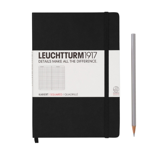 Leuchtturm1917 Notebook A5 Medium Hardcover - Penny Black