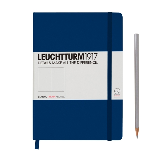 Leuchtturm1917 Notebook A5 Medium Hardcover - Penny Black