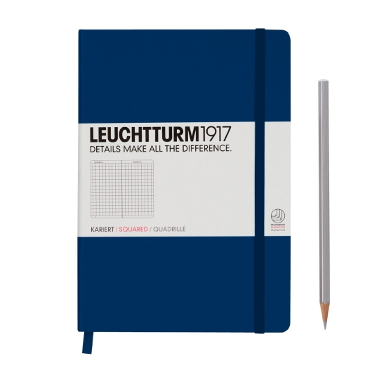 Leuchtturm1917 Notebook A5 Medium Hardcover - Penny Black