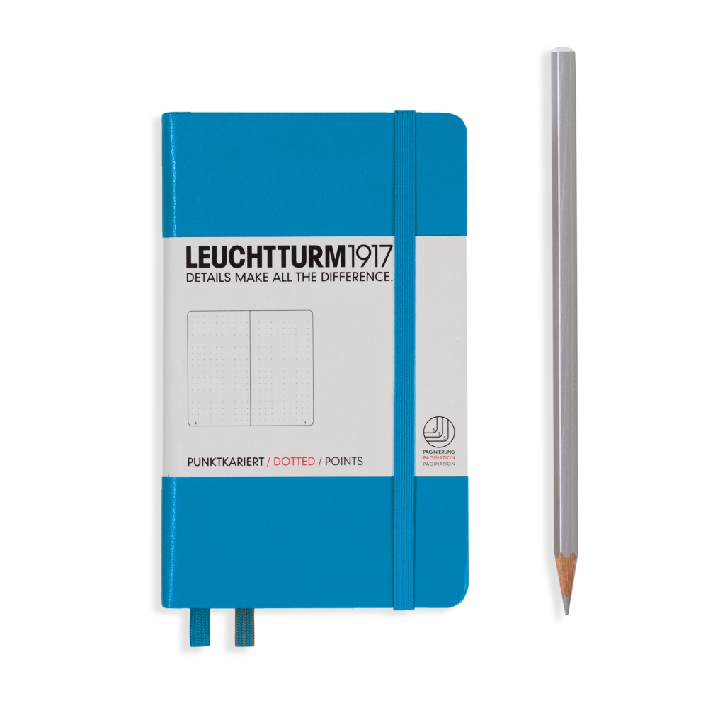 Leuchtturm1917 Notebook A6 Pocket Hardcover - Penny Black