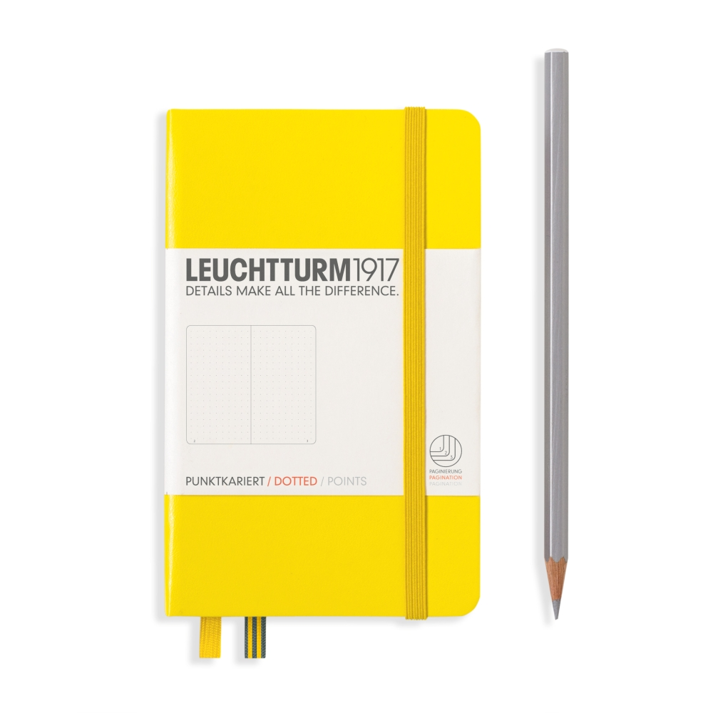 Leuchtturm1917 Notebook A6 Pocket Hardcover - Penny Black