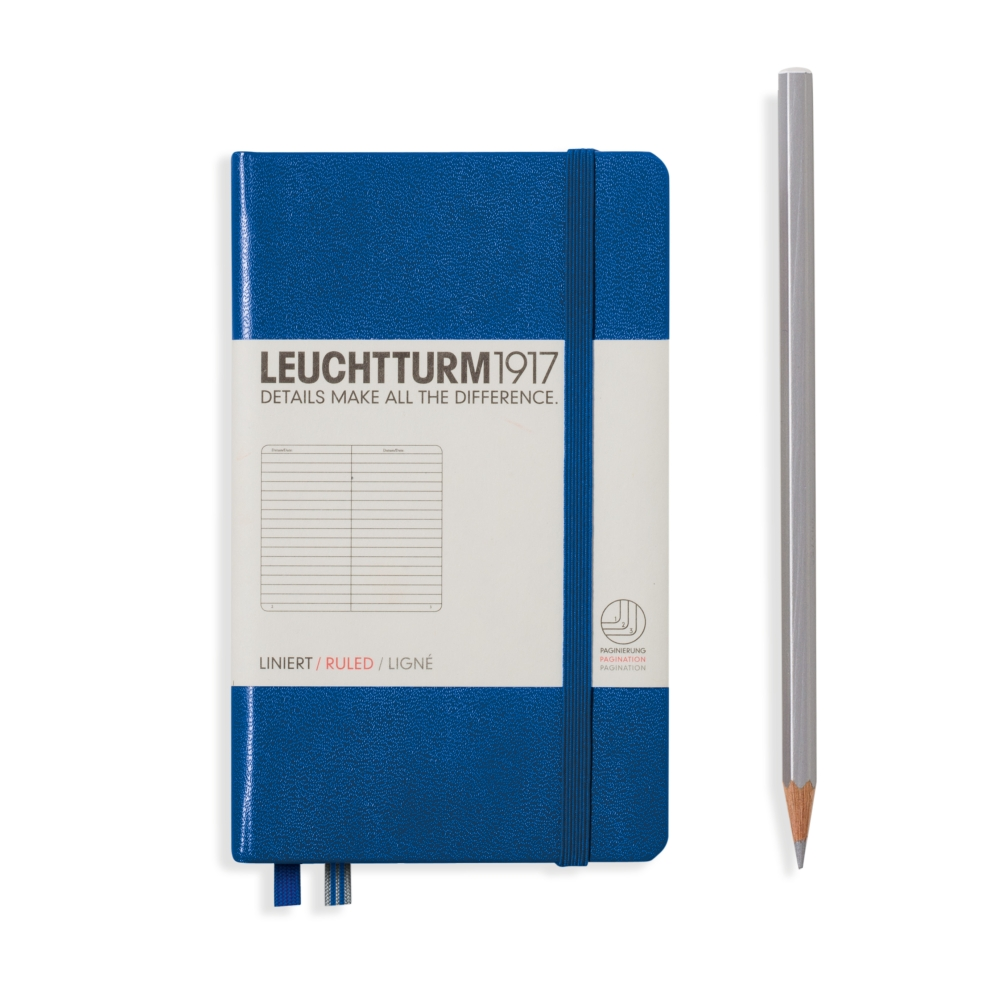Leuchtturm1917 Notebook A6 Pocket Hardcover - Penny Black