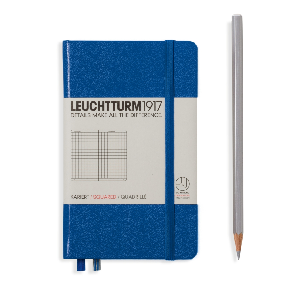 Leuchtturm1917 Notebook A6 Pocket Hardcover - Penny Black