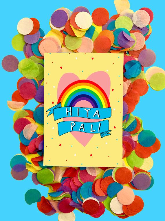 Hiya Pal Greeting Card