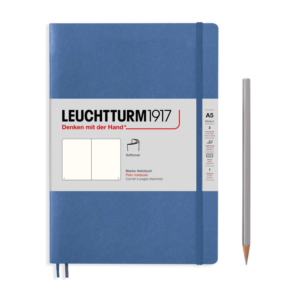 Leuchtturm1917 Notebook A5 Medium Softcover - Penny Black