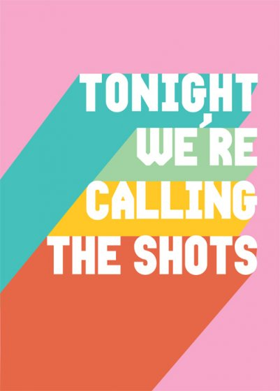 Calling The Shots Greeting Card