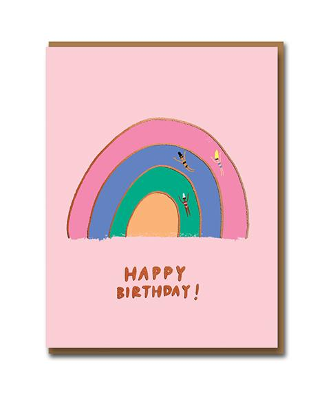 1973CS Happy Birthday Rainbow Pals Greeting Card