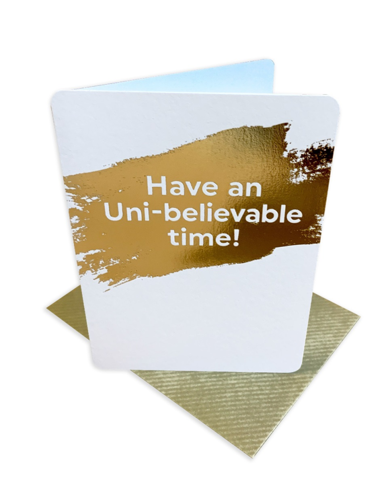 Uni-believable Good Luck Card Greeting Card