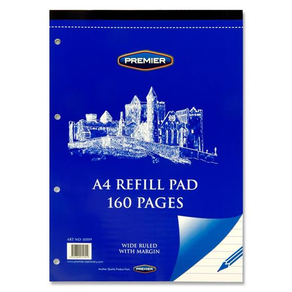 A4 Refill Pad 160 Pages - Penny Black
