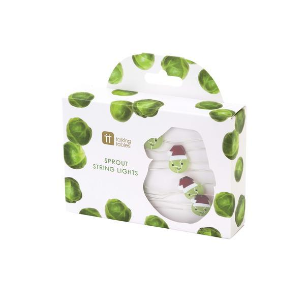 Festive Sprout LED String Lights - Penny Black