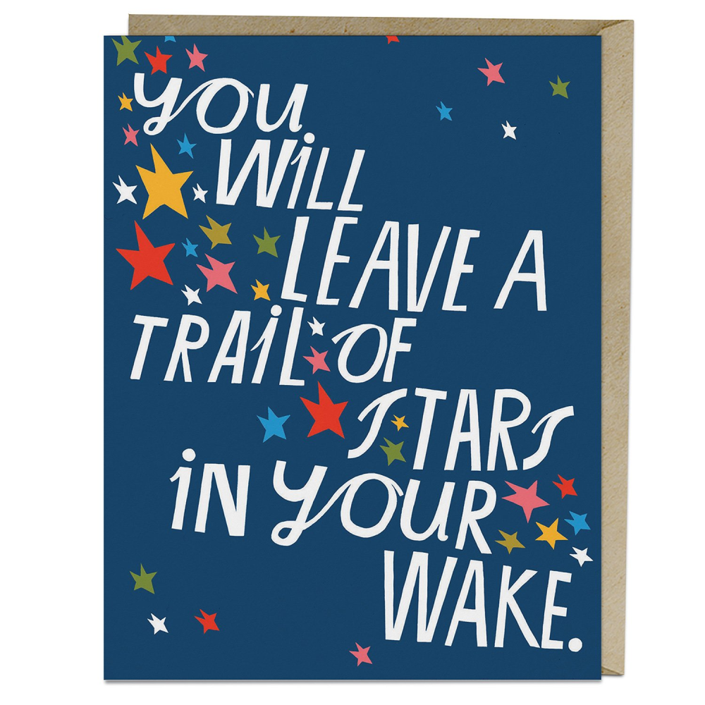 Trail Of Stars Greeting Card