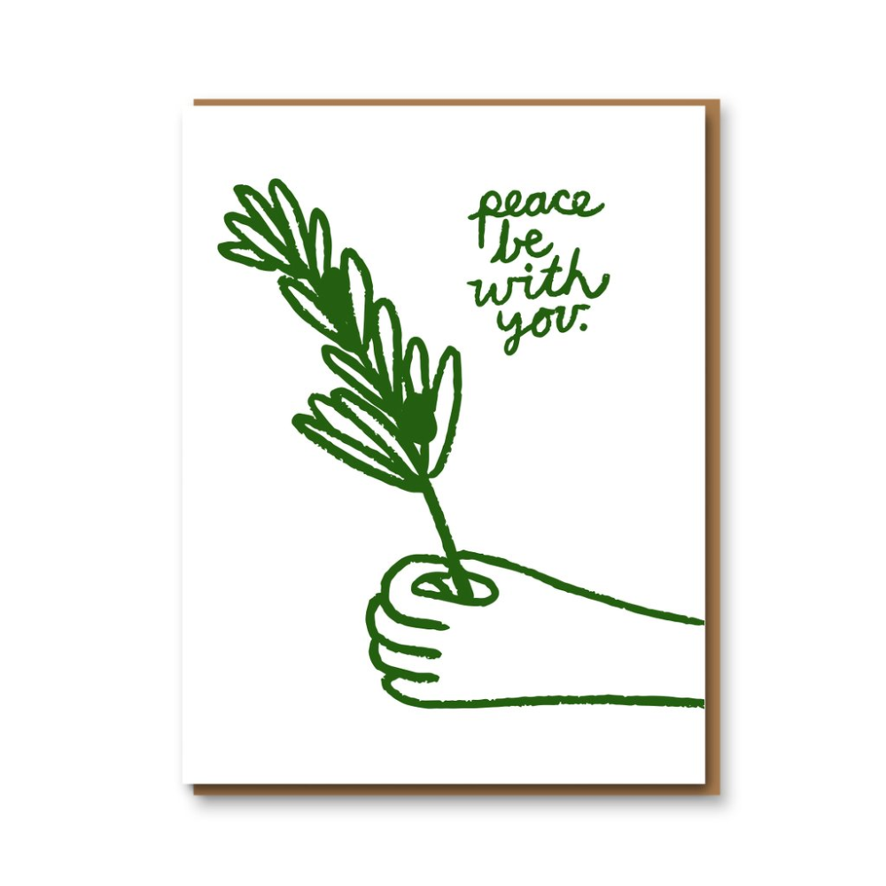 Peace Be With You Christmas Card - Penny Black