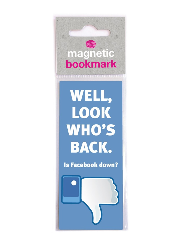 Is Facebook Down Magnetic Bookmark
