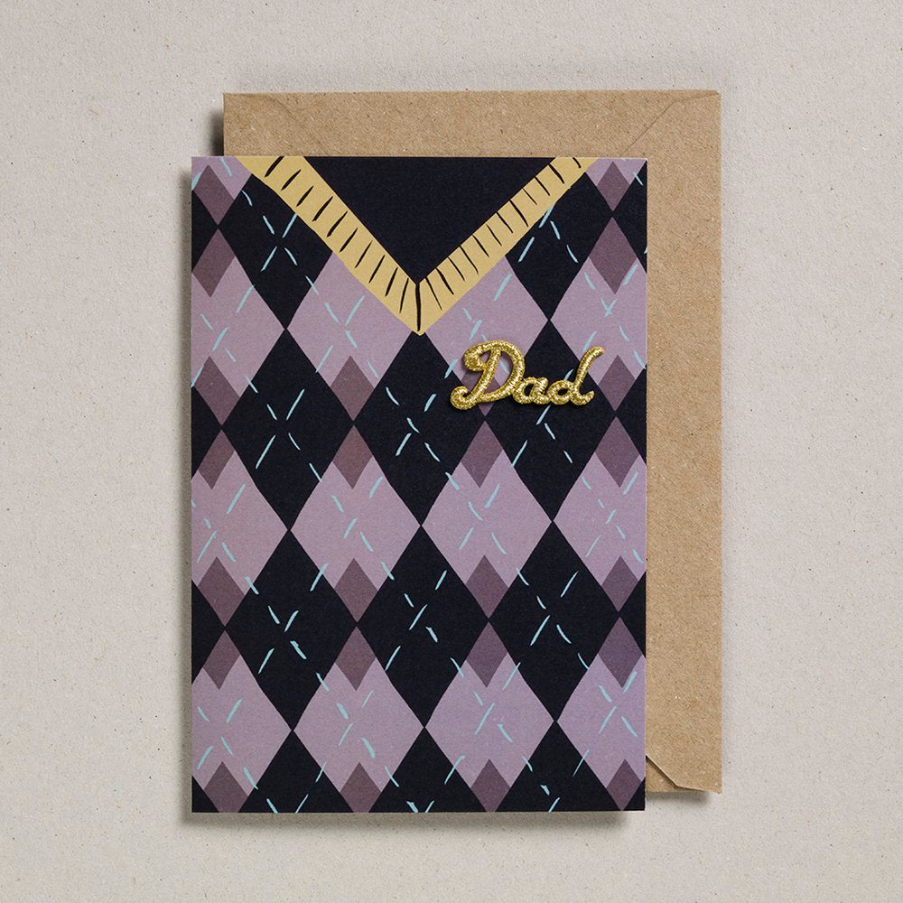 Dad Golf Jumper Card by penny black