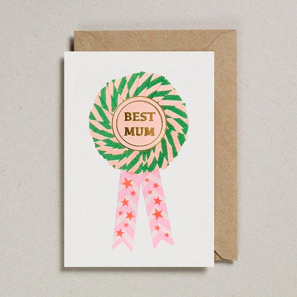Best Mum Rosette Petra Boase Mother's Day Card