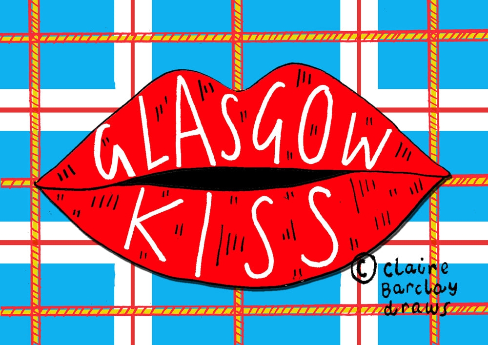 Glasgow Kiss Illustrated Card