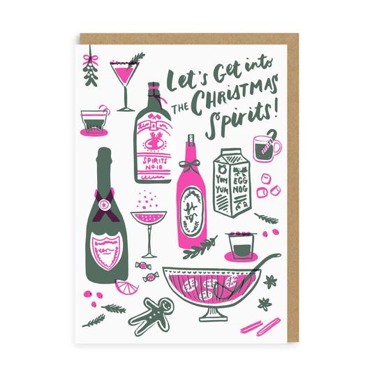 Christmas Spirits Retro Card - Penny Black