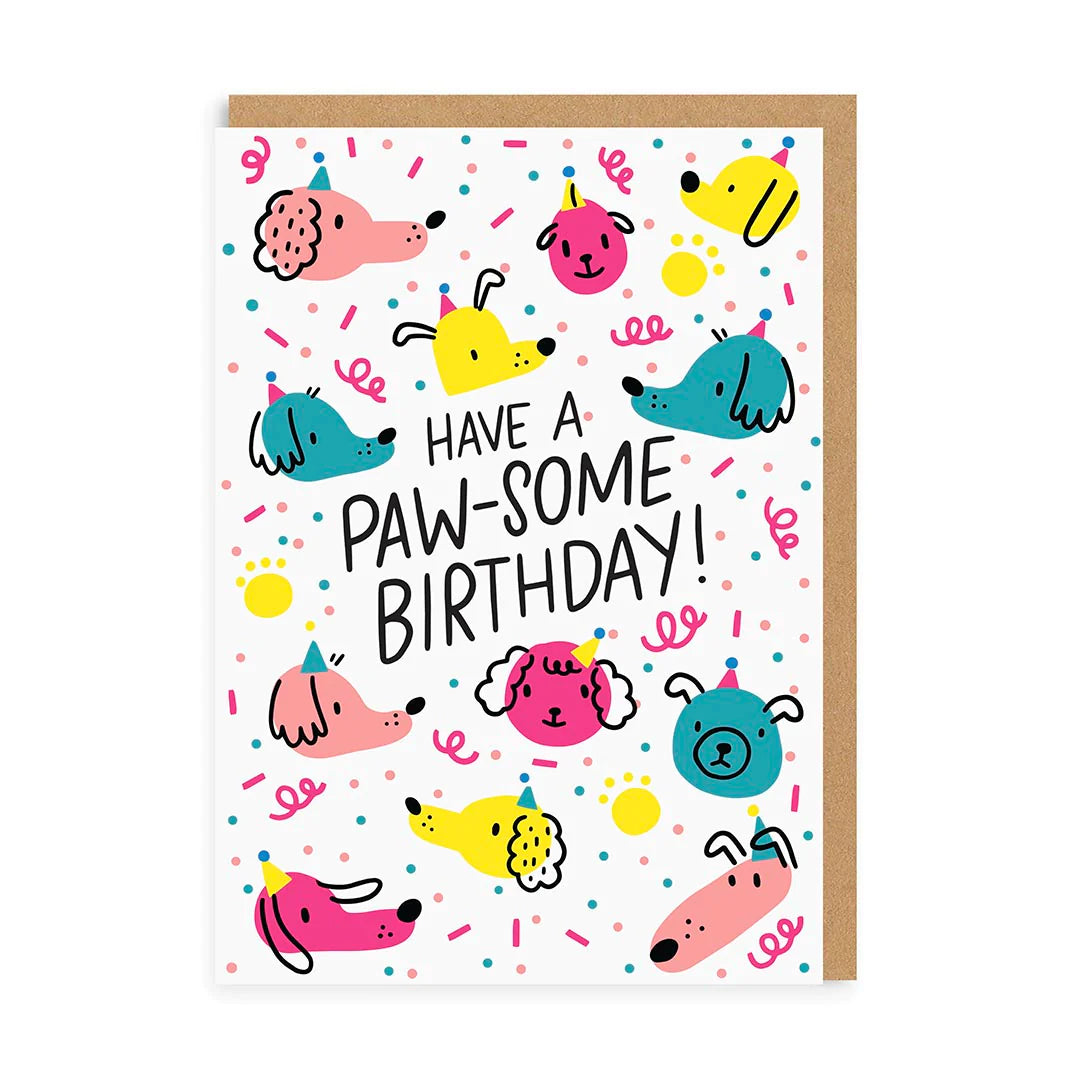 Have a Pawsome Birthday Card