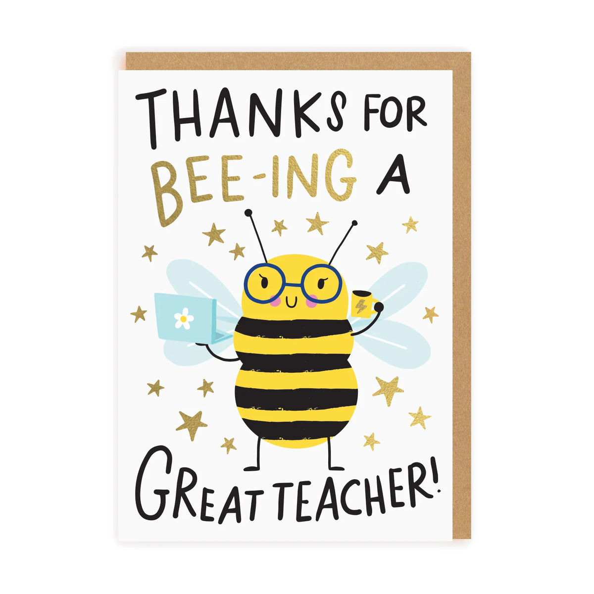 Thanks for Bee-ing a Great Teacher Card
