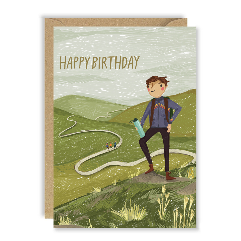 Hillwalk Happy Birthday Card
