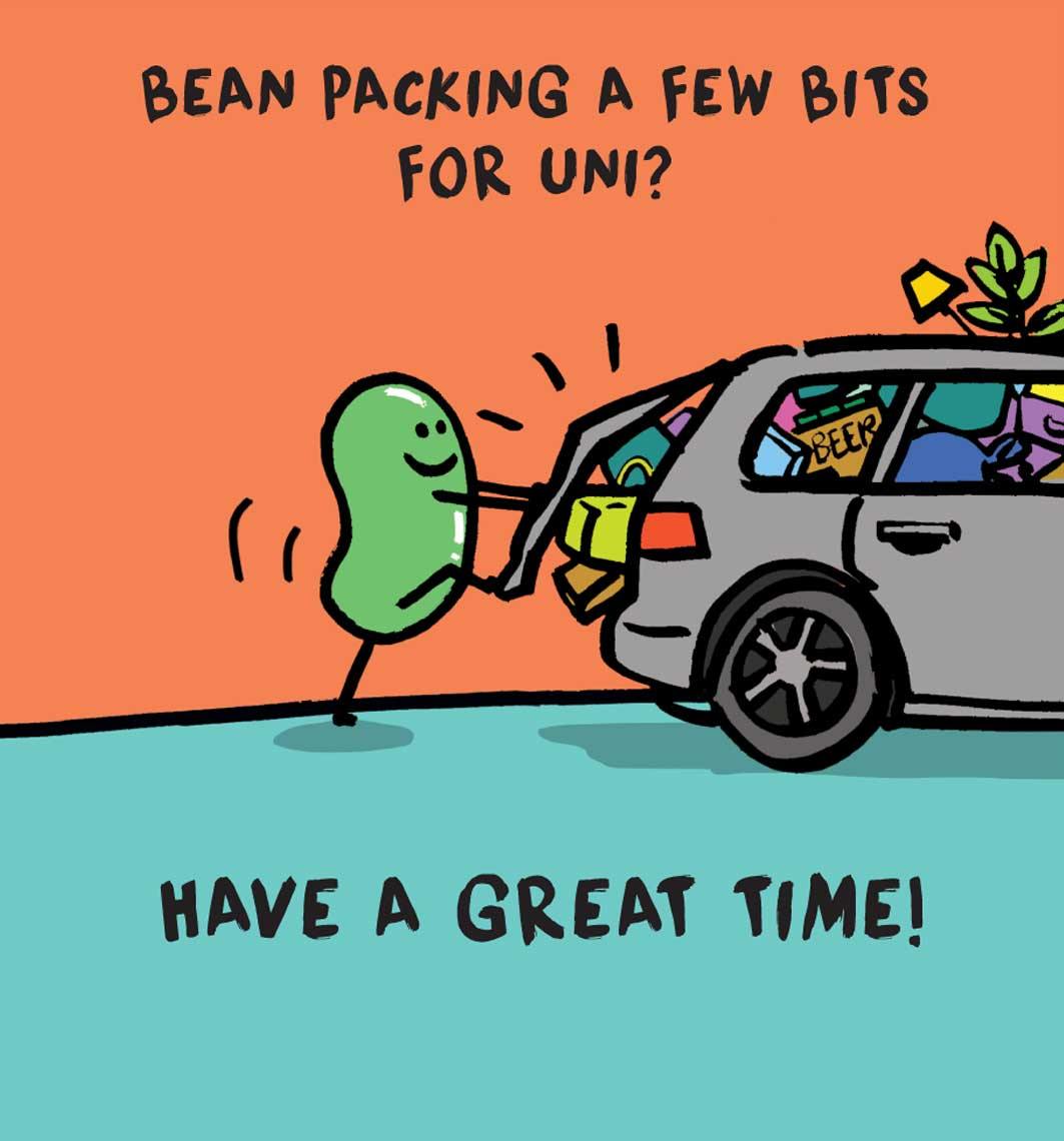 Have A Great Time At Uni Card - Penny Black