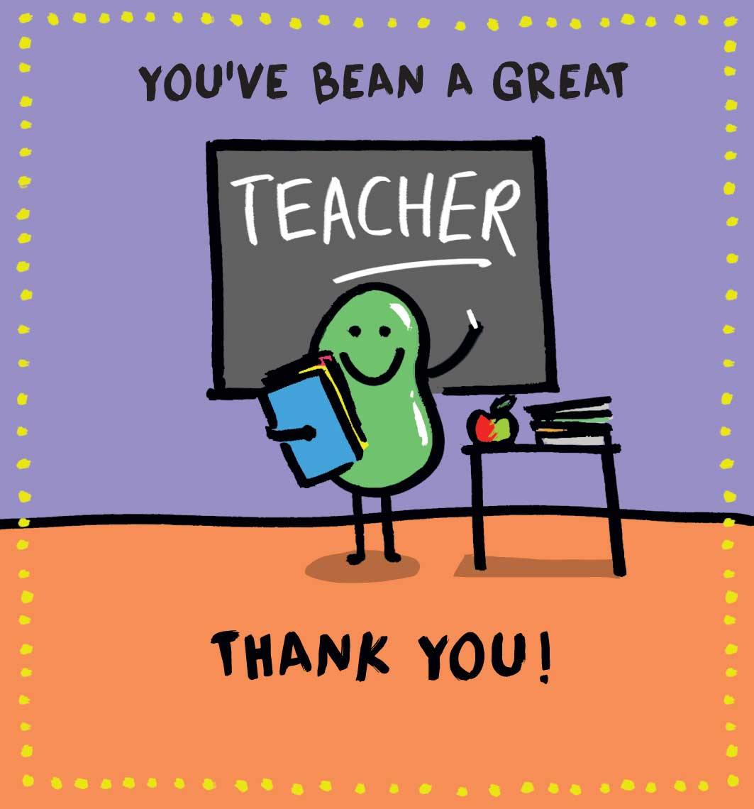 You've Bean A Great Teacher Card - Penny Black