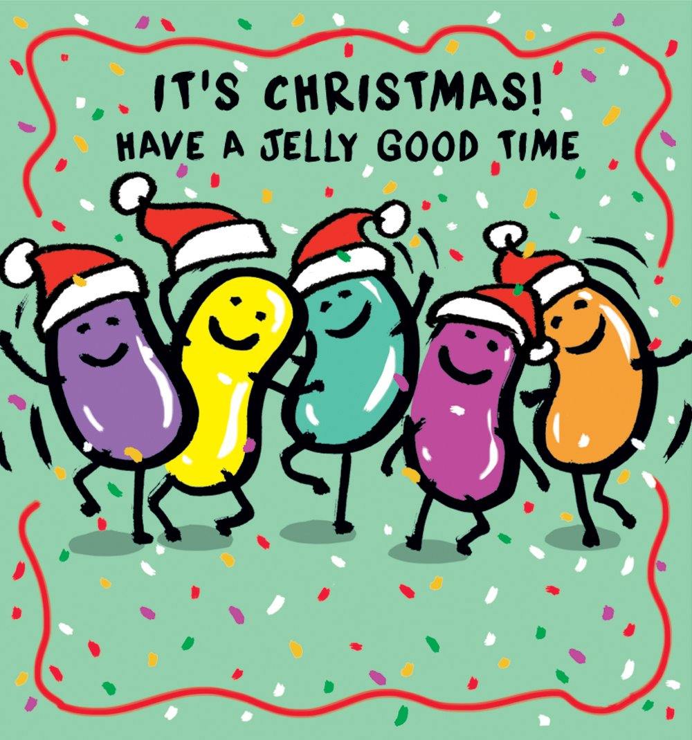 Have A Jelly Good Time Christmas Card - Penny Black