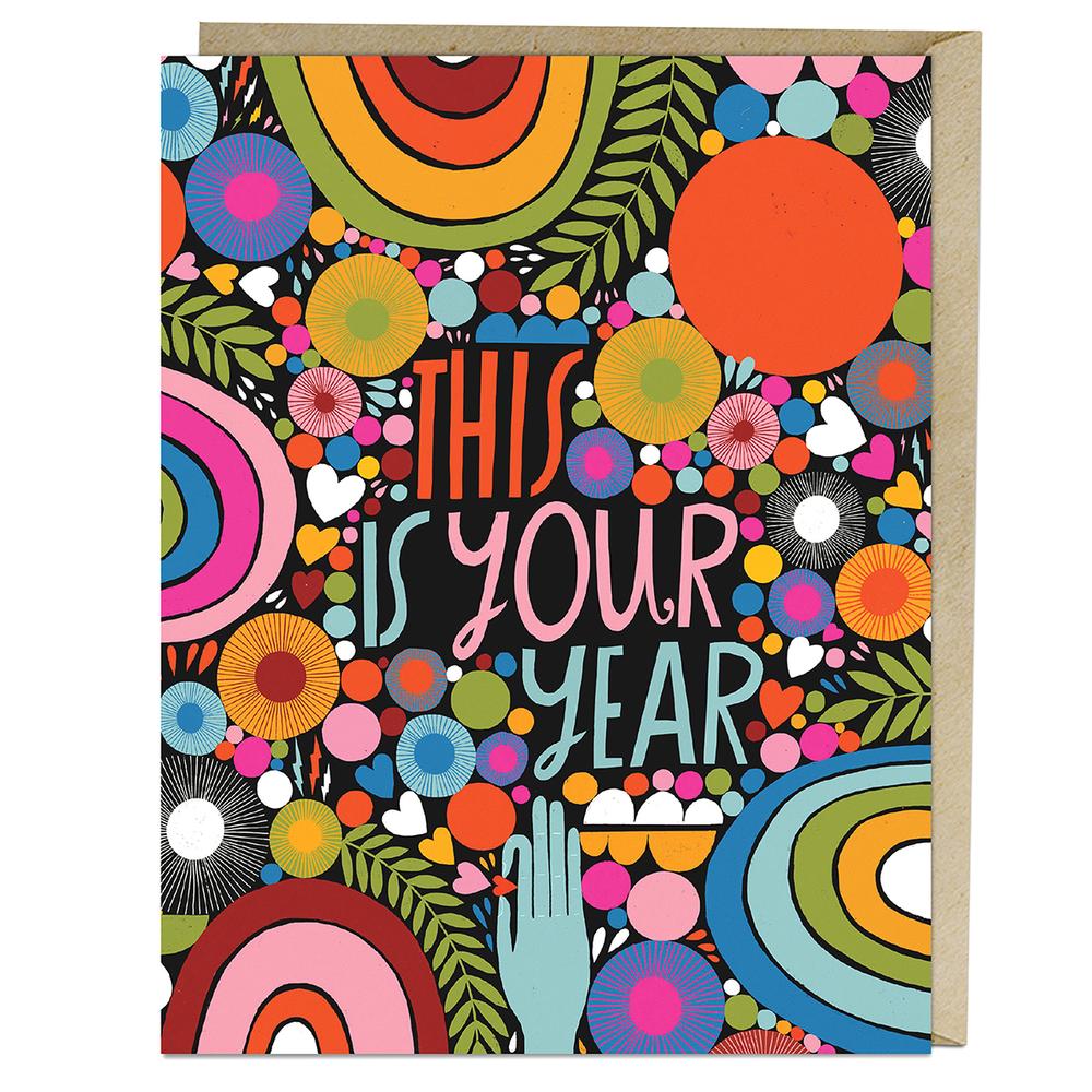 This Is Your Year Lisa Congdon Birthday Card