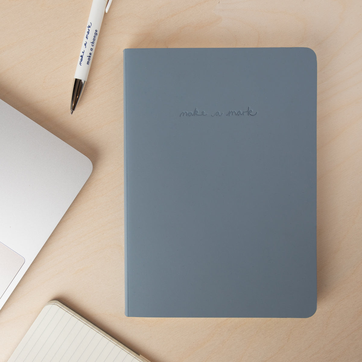 Make a Mark Recycled Leather A5 Lined Notebook