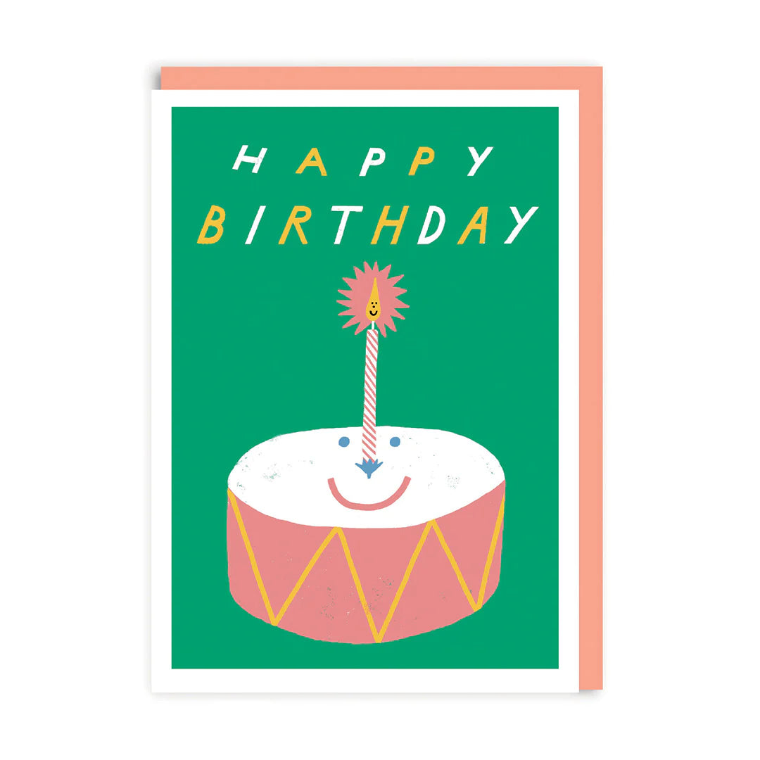 Bang the Drum Retro Birthday Card