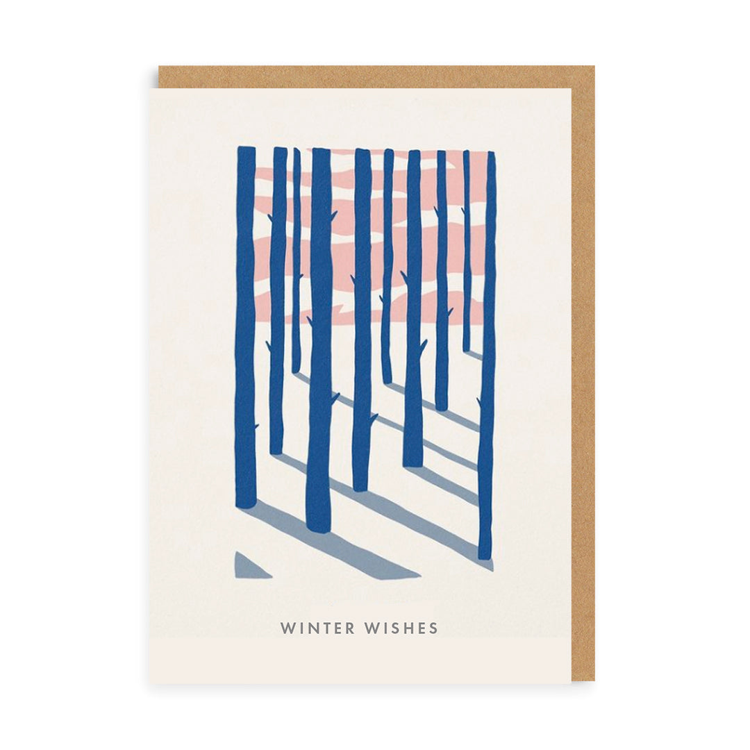 Winter Woodland Wishes Miles Tewson Christmas Card from Penny Black