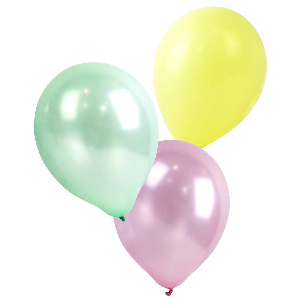 We Love Pastels Latex Balloons 16 Pk - Penny Black