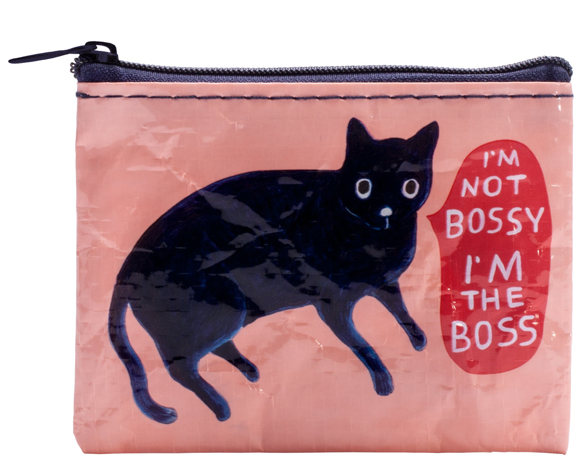 I&#39;m Not Bossy Blue Q Coin Purse