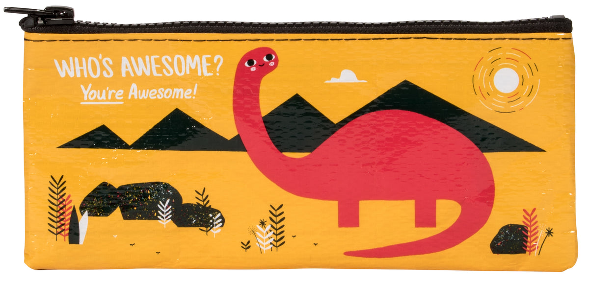 Who&#39;s Awesome? Blue Q Pencil Case