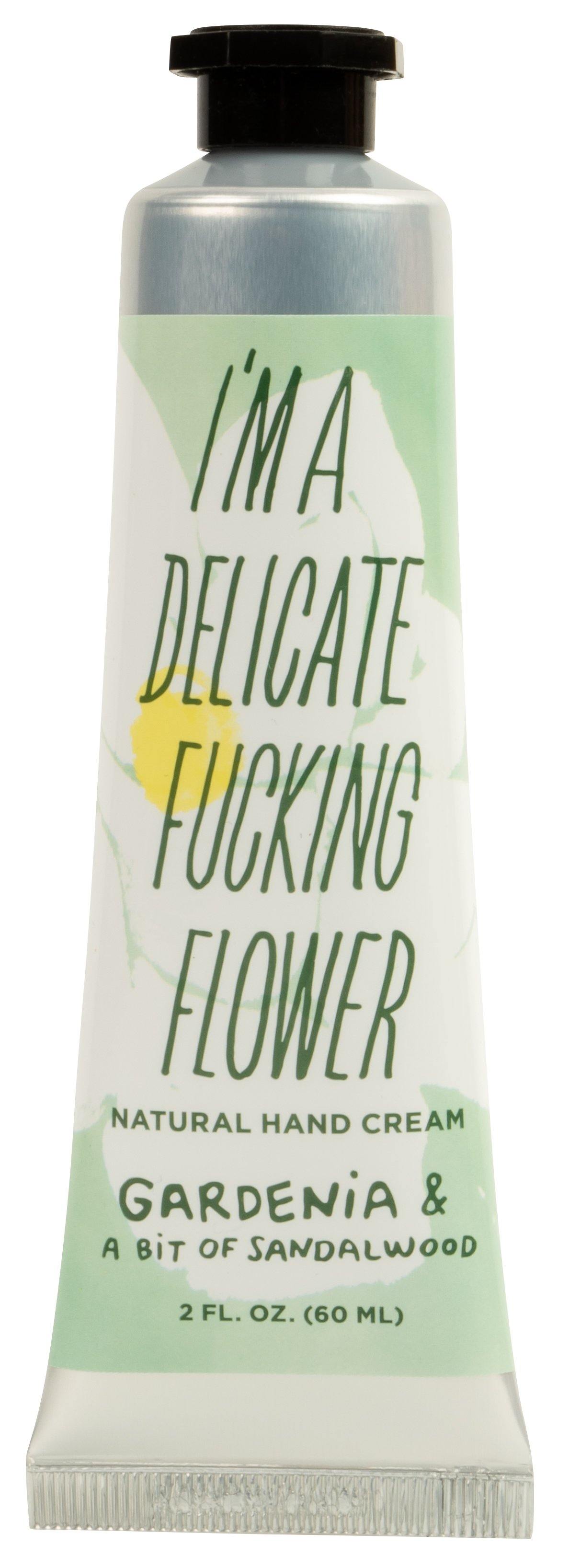 I&#39;m A Delicate Fucking Flower Hand Cream in gardenia scent - Penny Black
