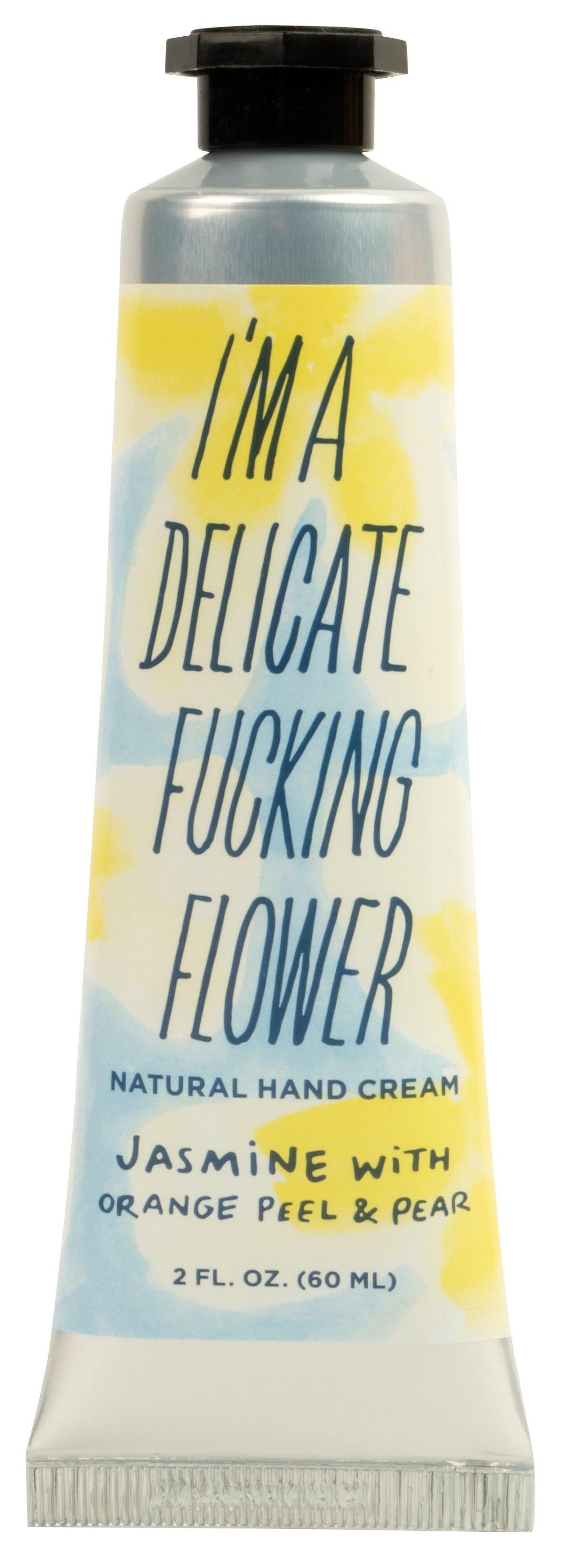I&#39;m A Delicate Fucking Flower Hand Cream in jasmine scent - Penny Black