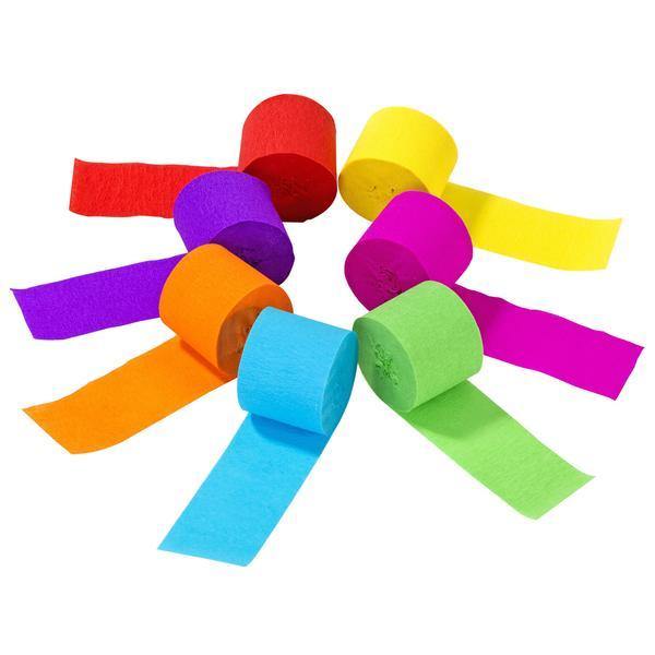 Birthday Brights Rainbow Paper Streamers - Penny Black